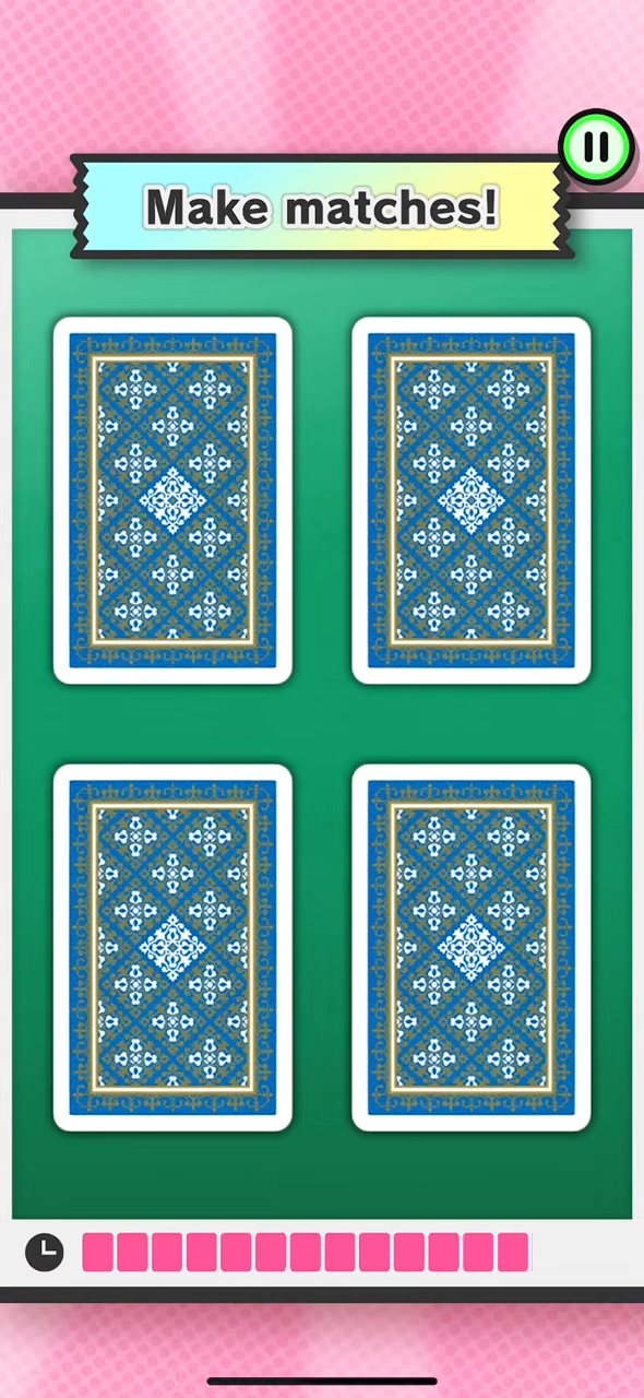 Matching：翻开牌面，找出相同图片的一对。