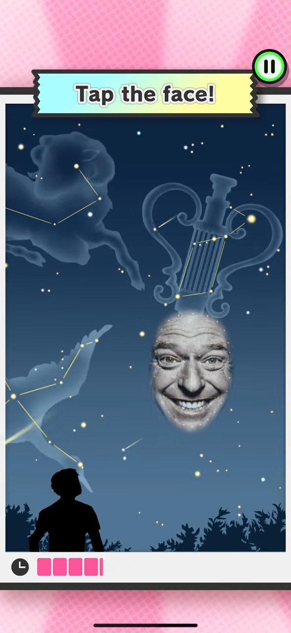 Constellations：点击天空里出现的人脸。
