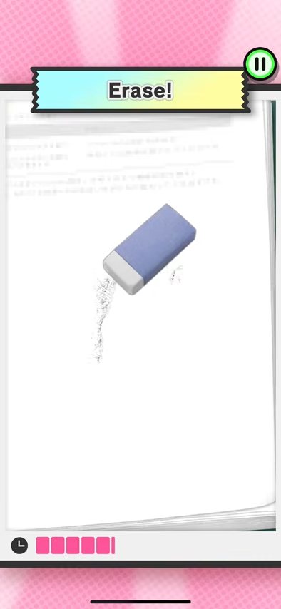 Eraser：移动橡皮，擦除画面上的素描。