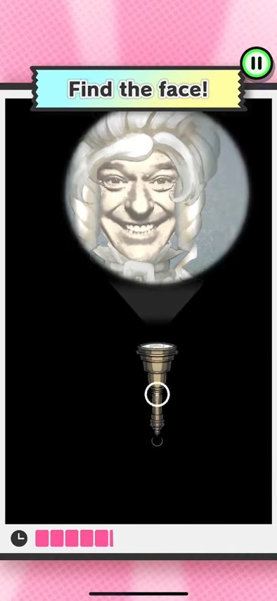 In the Dark：移动手电，在黑暗中找到并照亮脸。