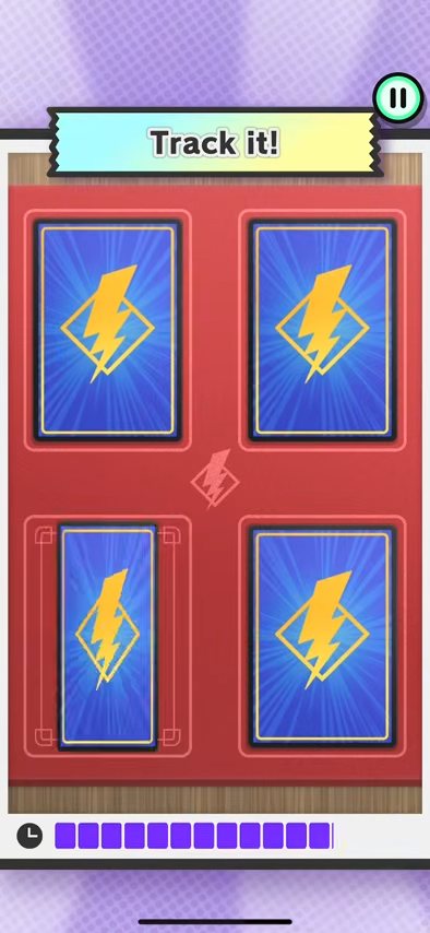 Rare Card：记住目标卡，并追踪它移动后的位置。